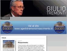 Tablet Screenshot of giuliotremonti.it